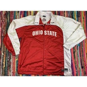 Nike Team Ohio State Buckeyes College Windbreaker Jacket Size XL Football